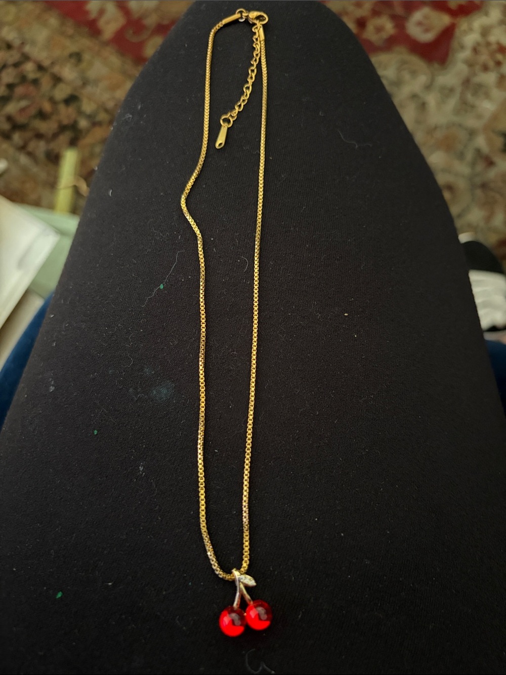 Solarie select club necklace with cherrys